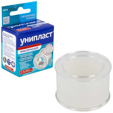 Пластырь бактерицидный Унипласт фиксирующий рулонный