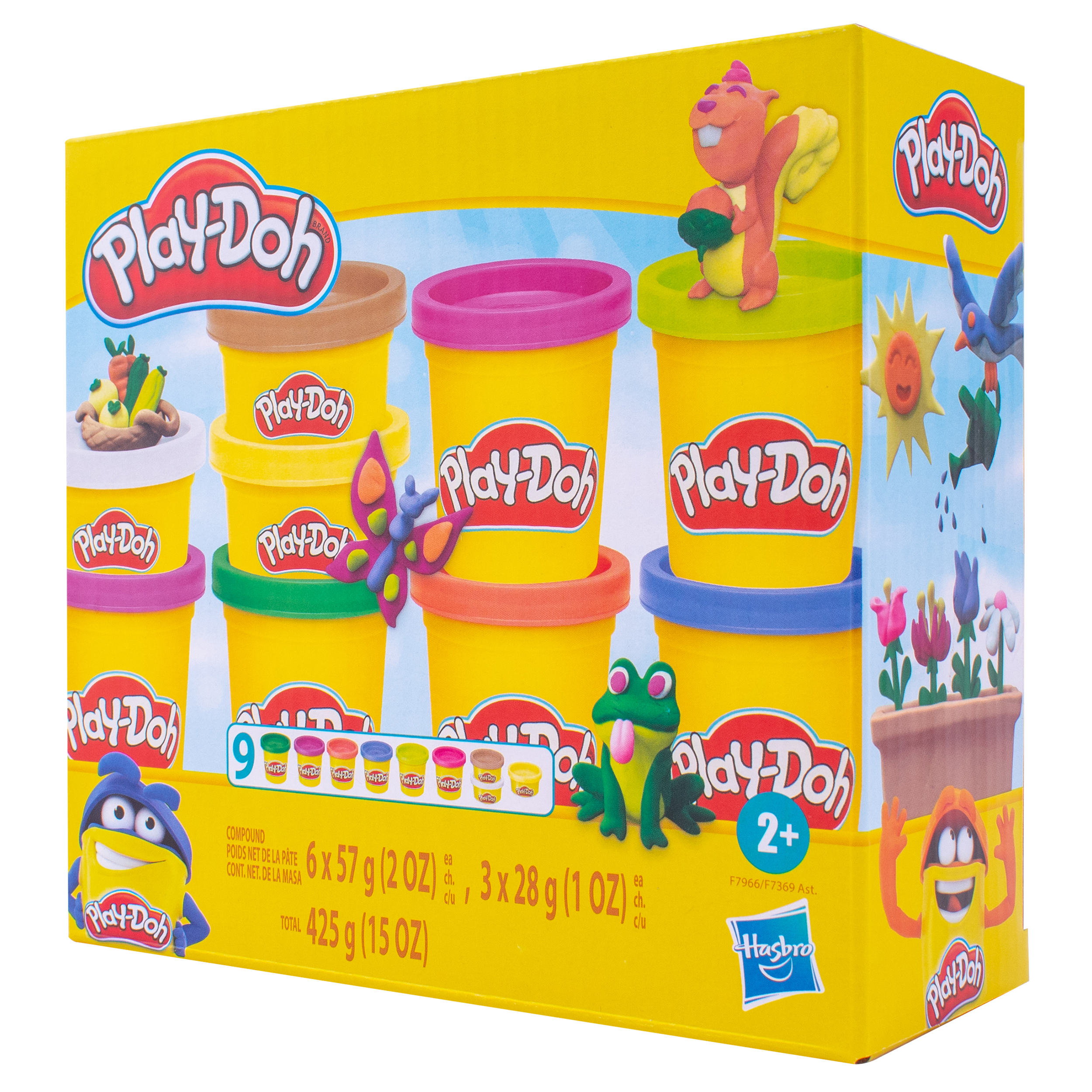 Масса для лепки Hasbro Play-Doh Лесные друзья 9 цв. - фото 4