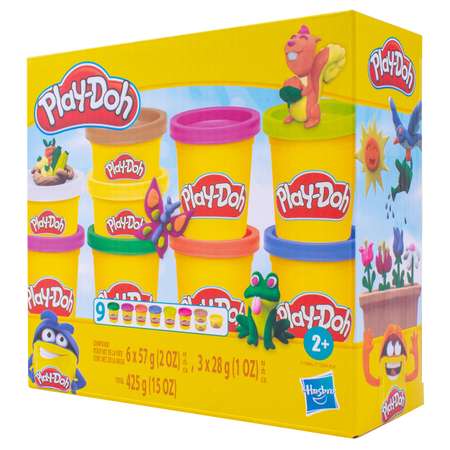 Масса для лепки Hasbro Play-Doh Лесные друзья 9 цв.