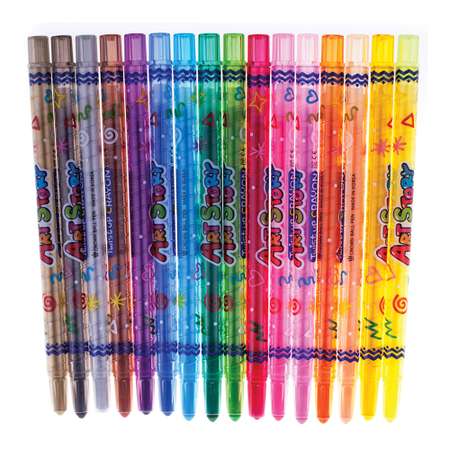 Восковые мелки CROWN 16 шт.