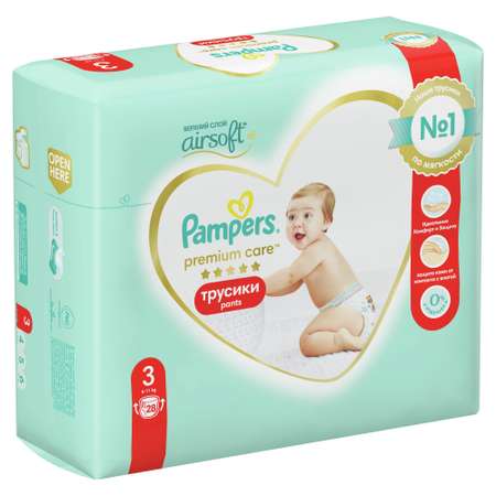 Трусики Pampers Premium Care 3 (6-11 кг) 28 шт.