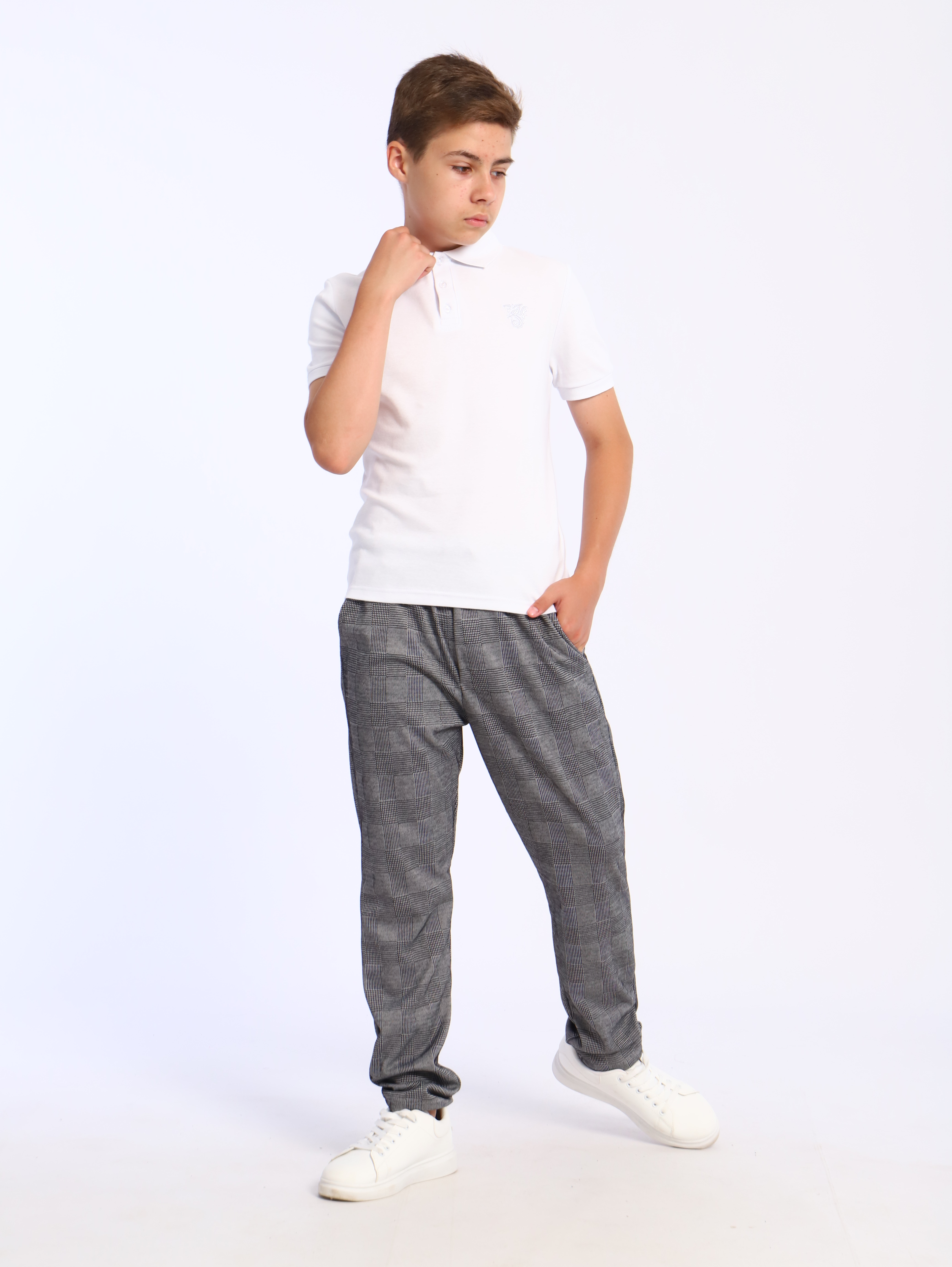 Брюки ЛАДОШКИ Брюки Роберт светло-серый - фото 9