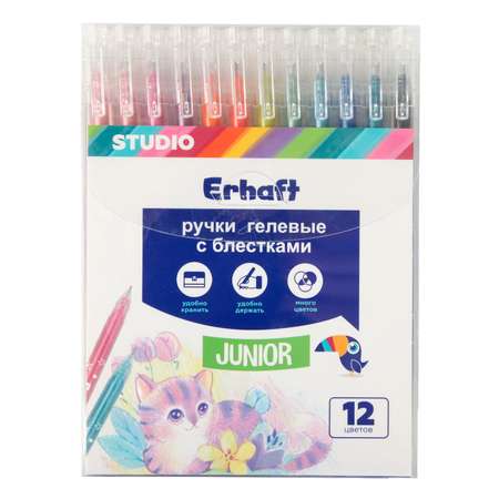 Ручка гелевая Erhaft 12 шт.