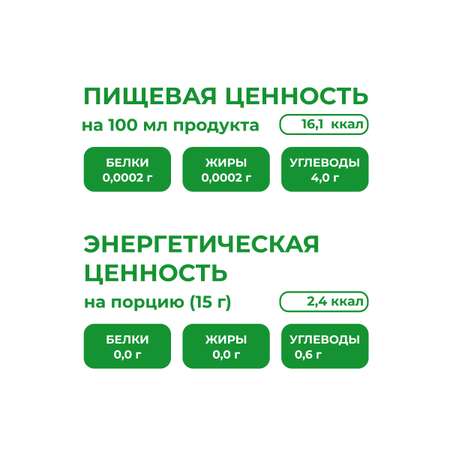 Сироп Ноль грамм лесной орех низкокалорийный без сахара 500мл
