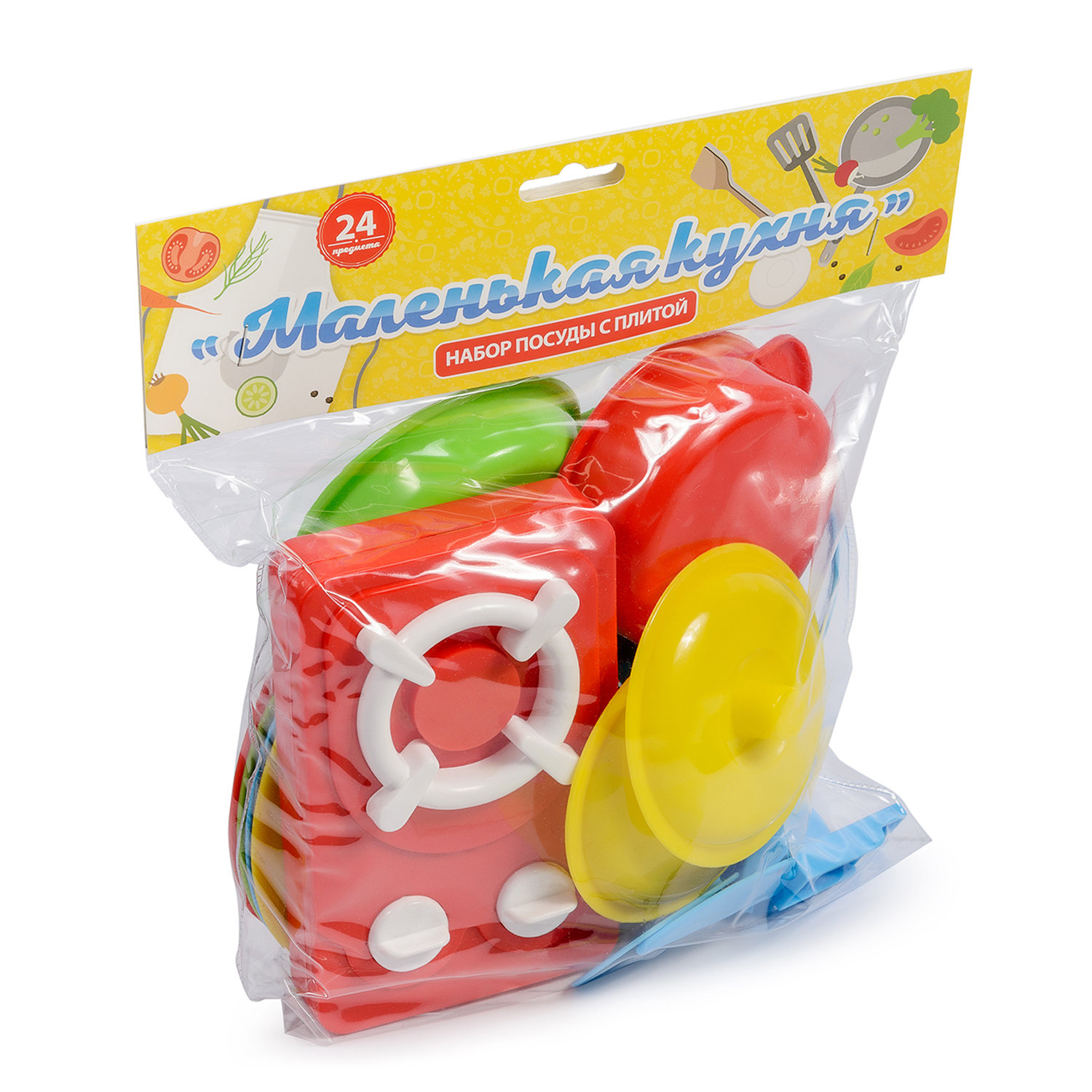 Игрушка Green Plast посуда, плита - фото 3