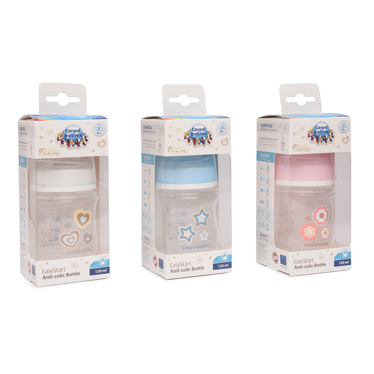 Бутылочка Canpol Babies 120 мл в ассортименте - фото 2