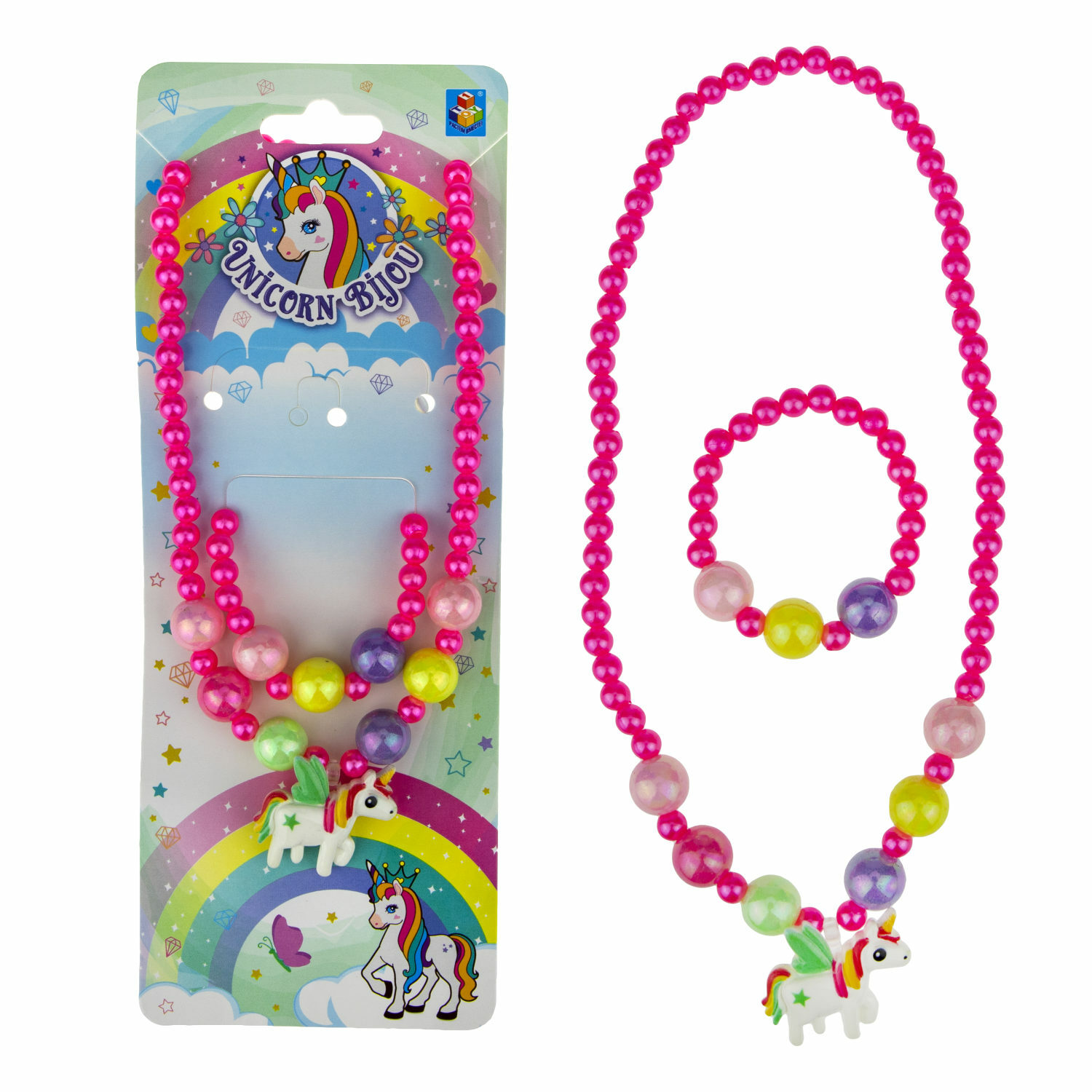 Набор украшений 1TOY Unicorn Bijou 2 предмета Т19137 - фото 1