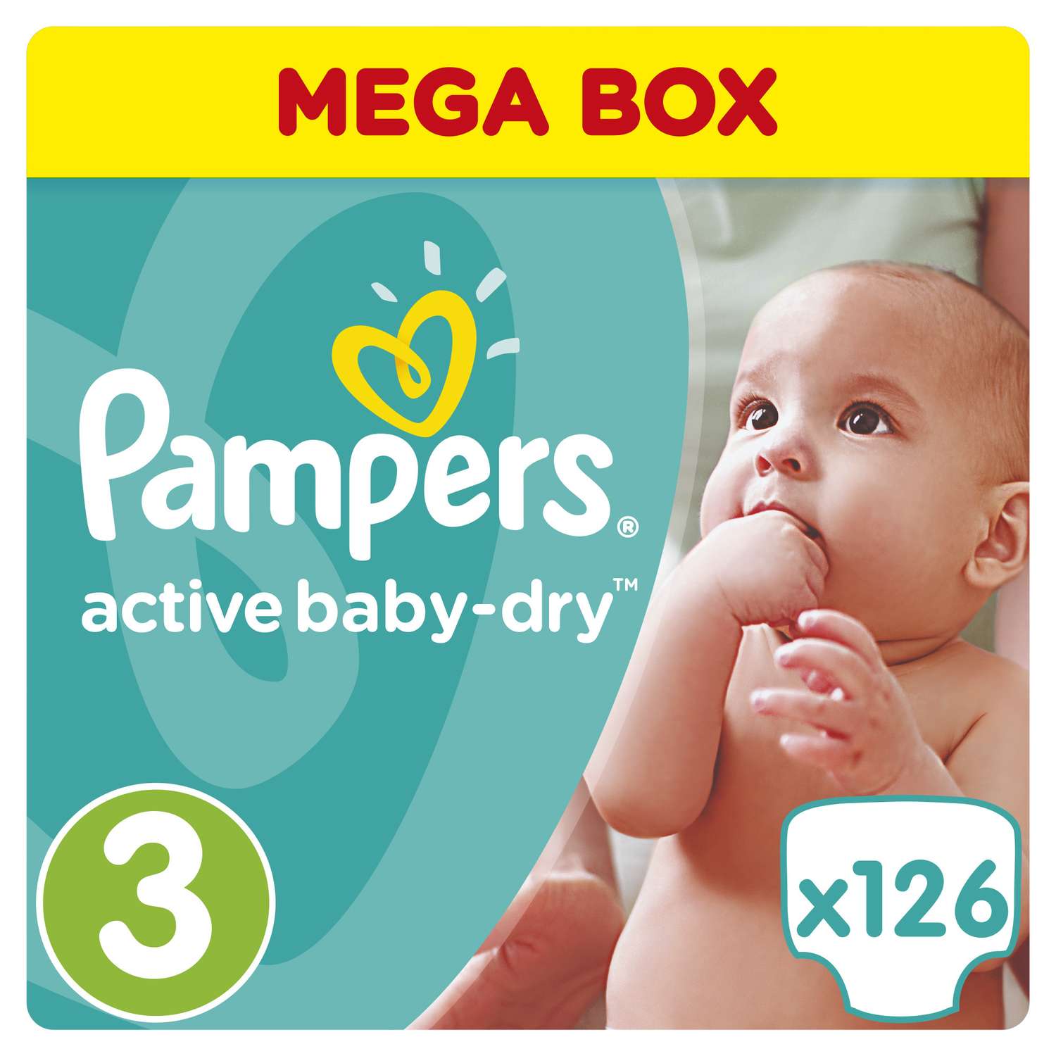 Подгузники Pampers Active Baby 3 (4-9 кг) 126 шт. - фото 1