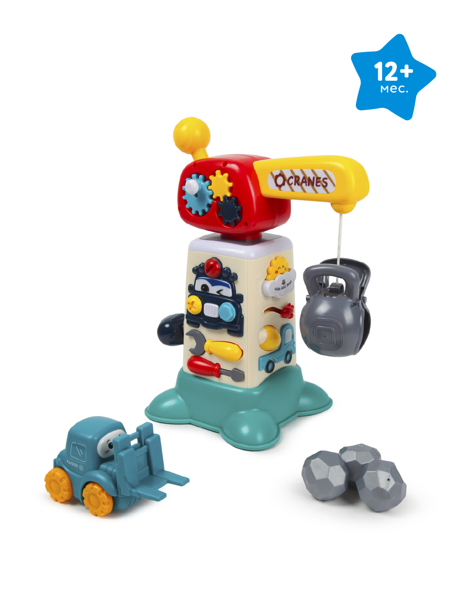 Изображение товара Игрушка BabyGo Подъемный кран 2158 с звуковыми эффектами и подсветкой