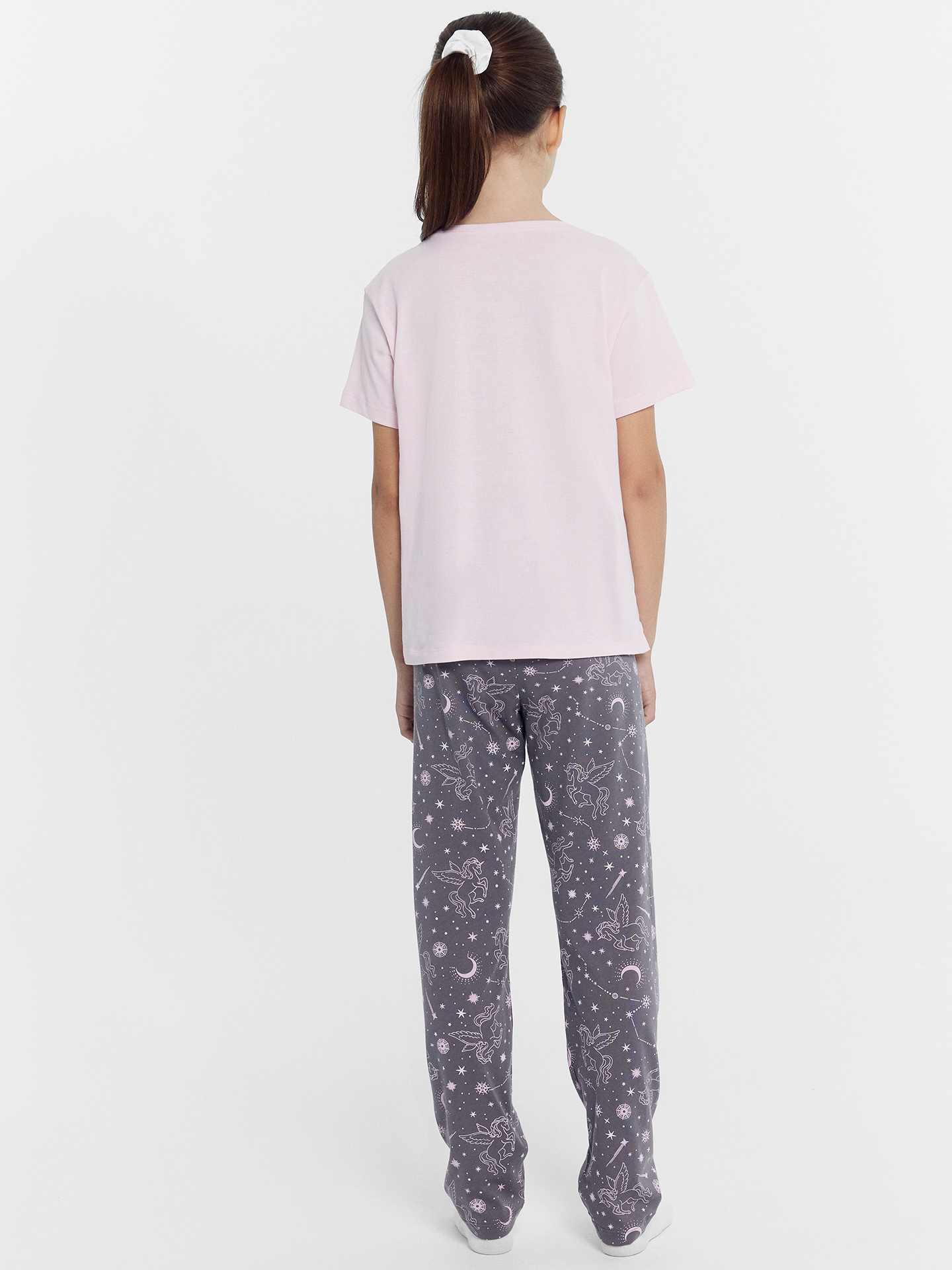 Пижама Mark Formelle (Марк Формэль) 567728/розовое облако +созвездия на сером - фото 3