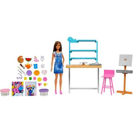 Кукла модельная Barbie Творческая студия