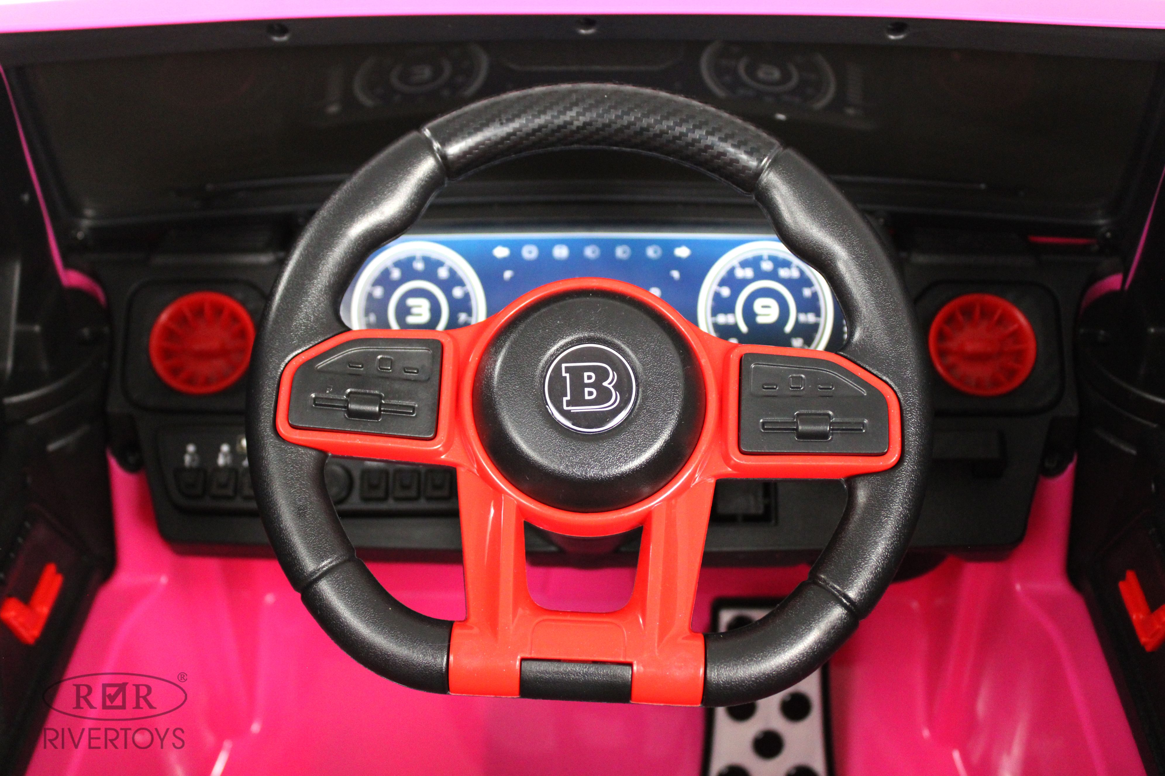 Электромобиль RIVERTOYS Mercedes Z999ZZ-PINK С пультом ДУ - фото 16