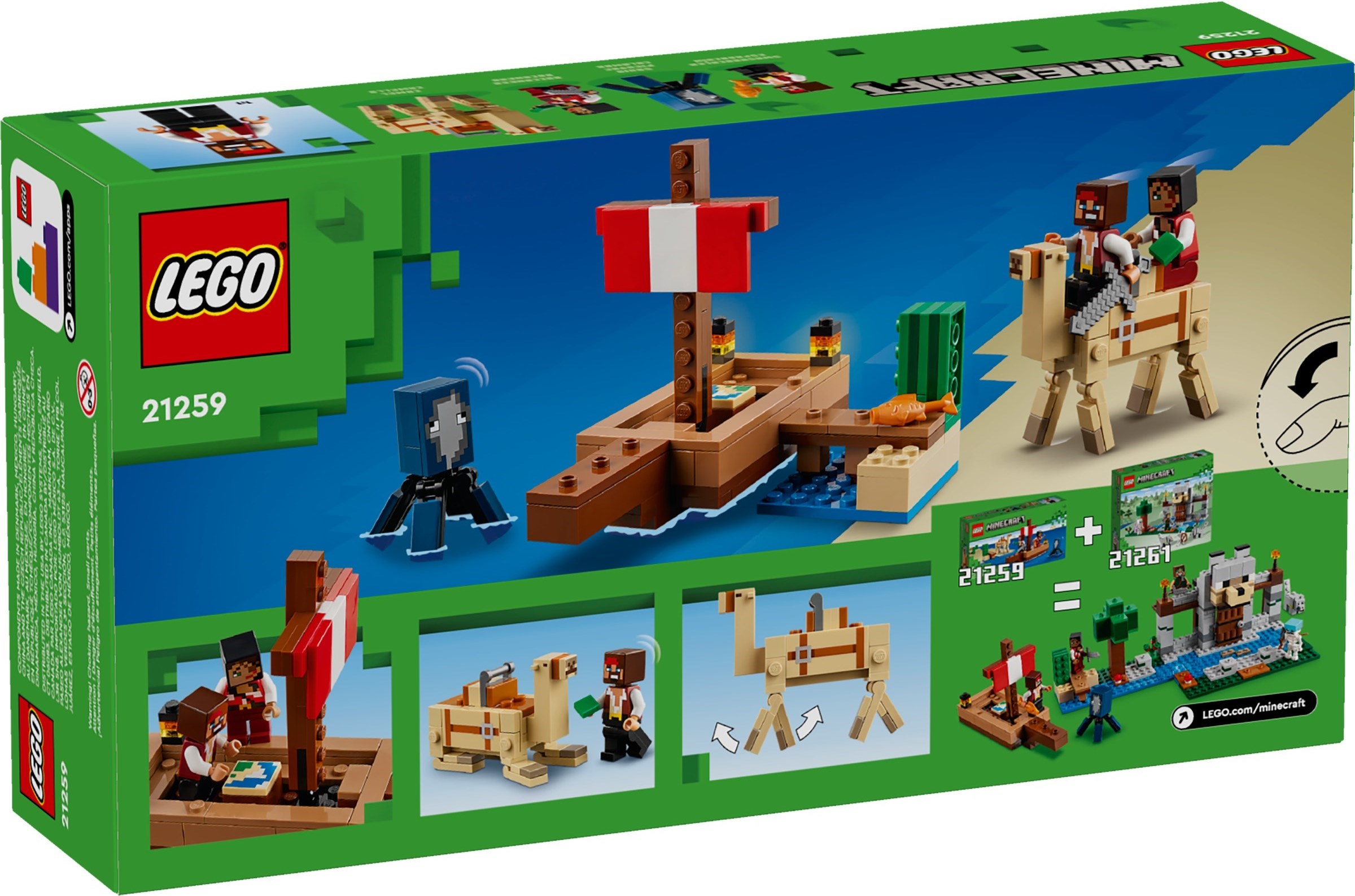 Конструктор LEGO Minecraft 21259 166 дет. - фото 7