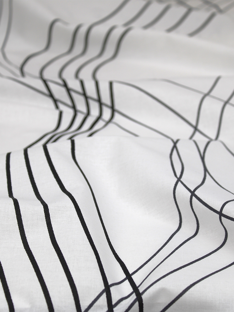 Комплект постельного белья BRAVO Графит двуспальный 4 предм. - фото 9