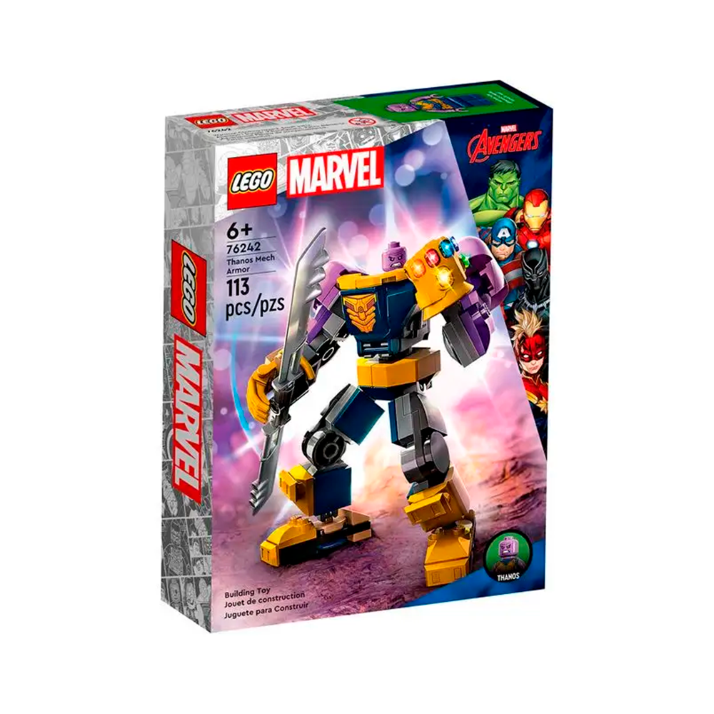 Конструктор LEGO Marvel Super Heroes Броня меха Таноса 113 дет. - фото 2