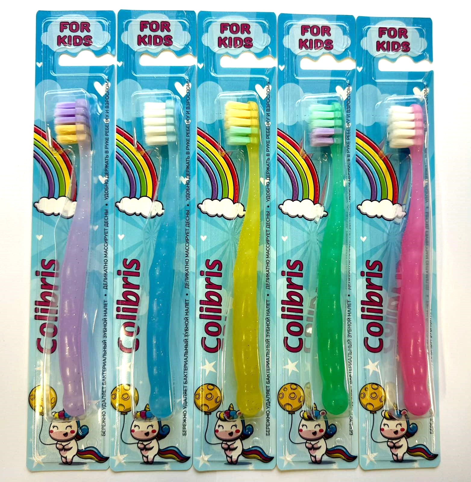 Зубная щетка классическая Colibris от 3 лет в ассортименте - фото 1