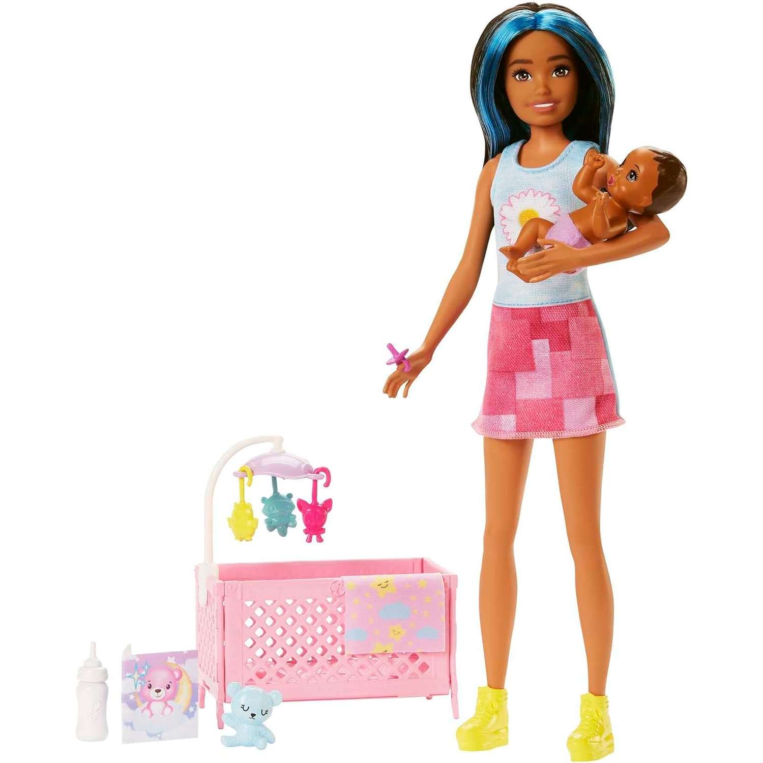 Кукла модельная Barbie Няня FHY97/HJY34 - фото 1