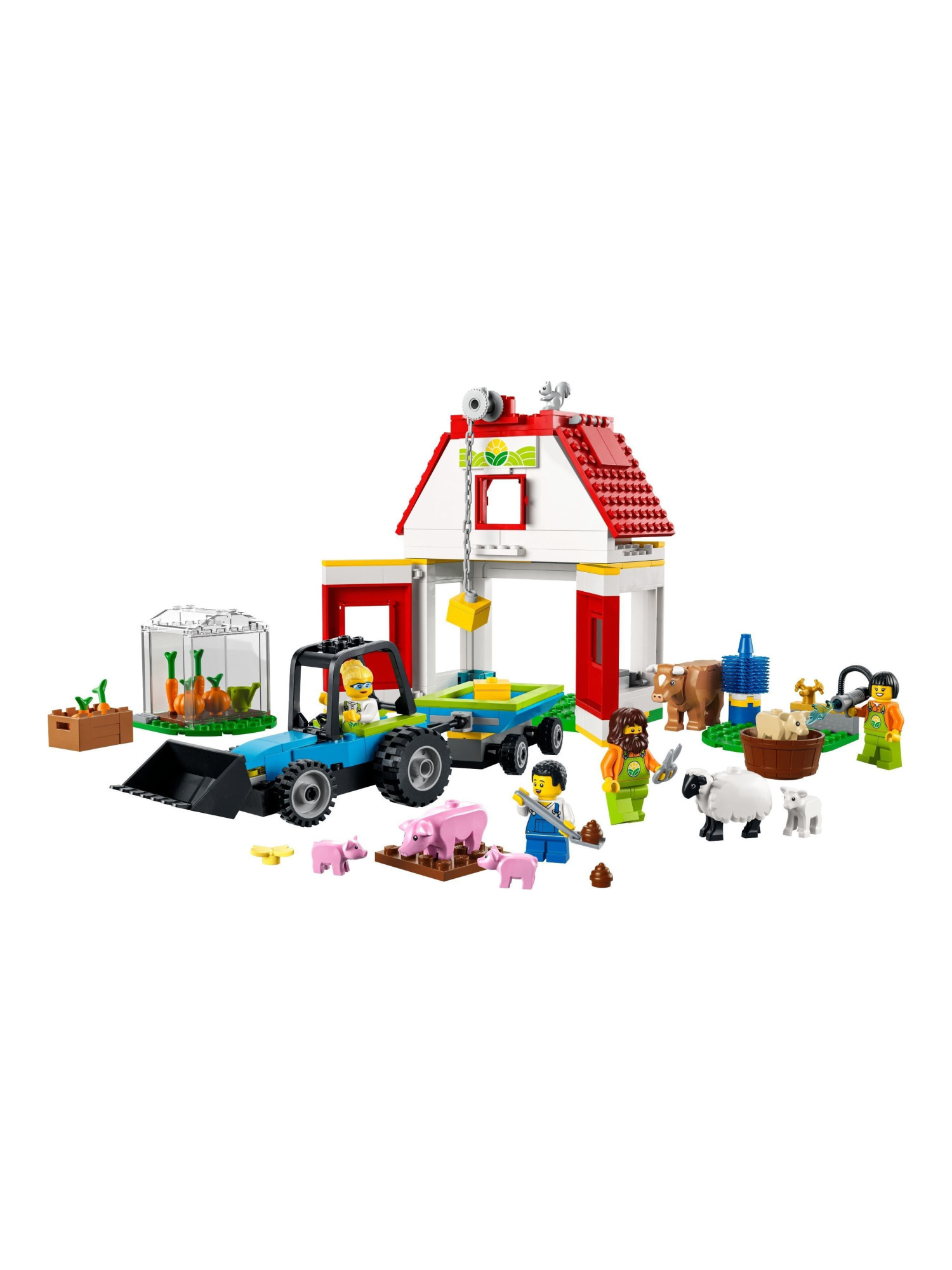 Конструктор LEGO City Ферма и амбар с животными 230 дет. - фото 2