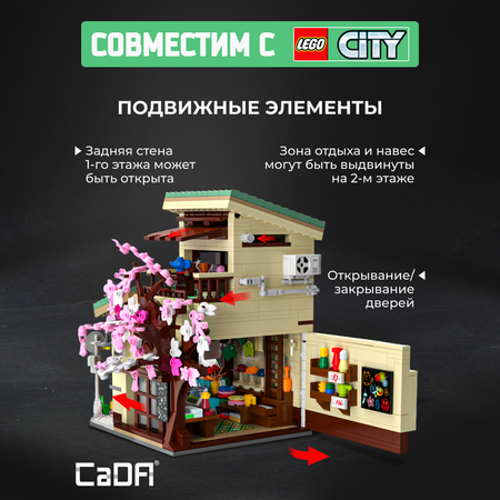 Конструктор CaDa Kittys Grocery блочный