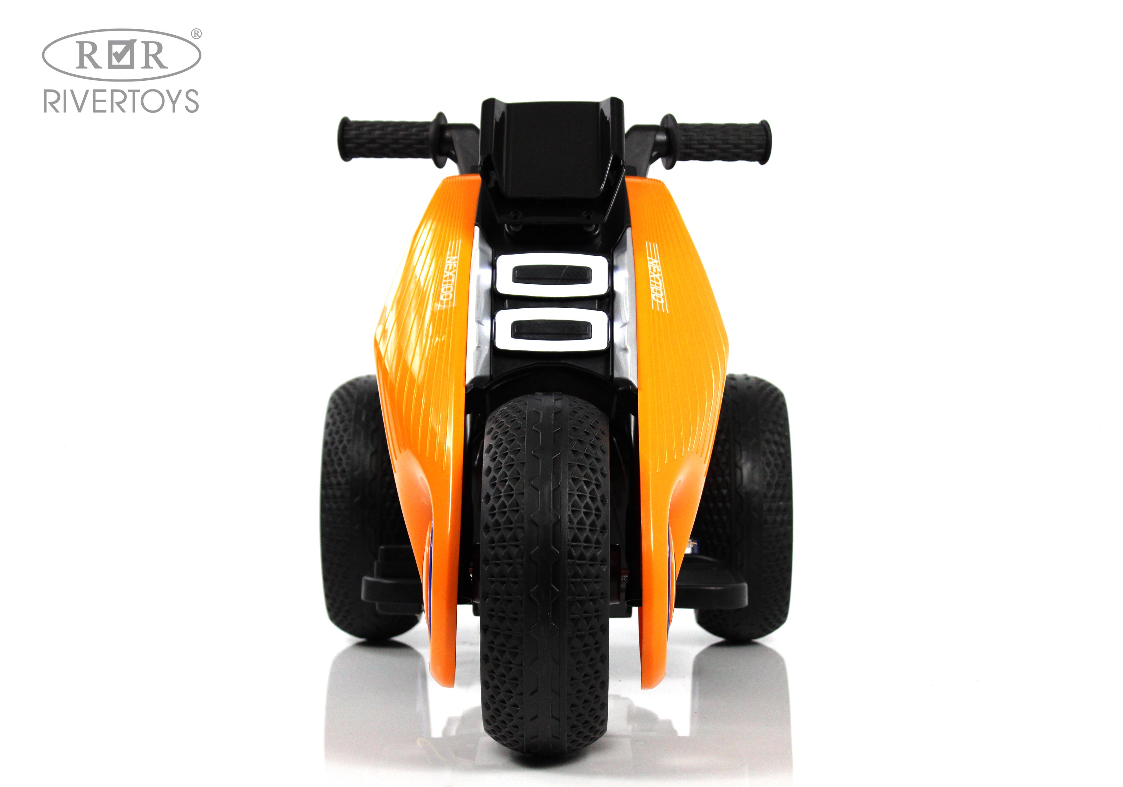 Электромобиль RIVERTOYS K333PX-ORANGE - фото 4