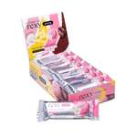 Протеиновые батончики ProteinRex rexy YOUNG с коллагеном клубничное мороженое 18шт