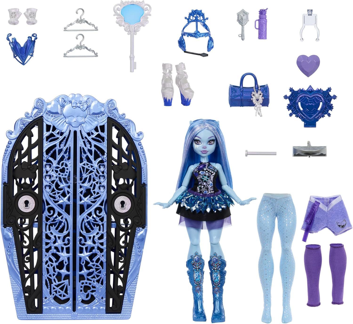 Кукла модельная Monster High Skulltimate Secrets Abbey HXH87 - фото 3