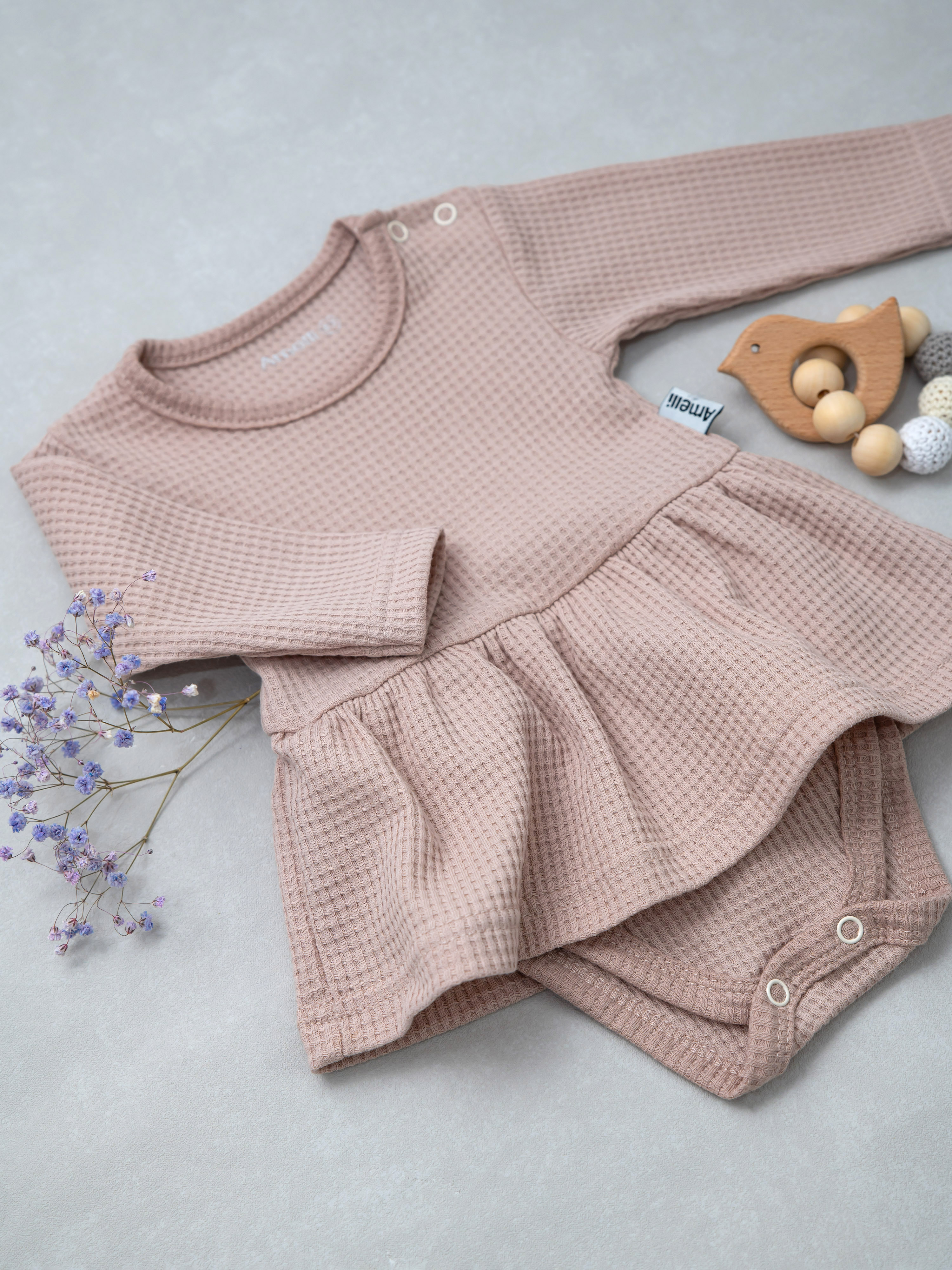 Боди-платье Amelli 290.035.0.0.090сир - фото 4