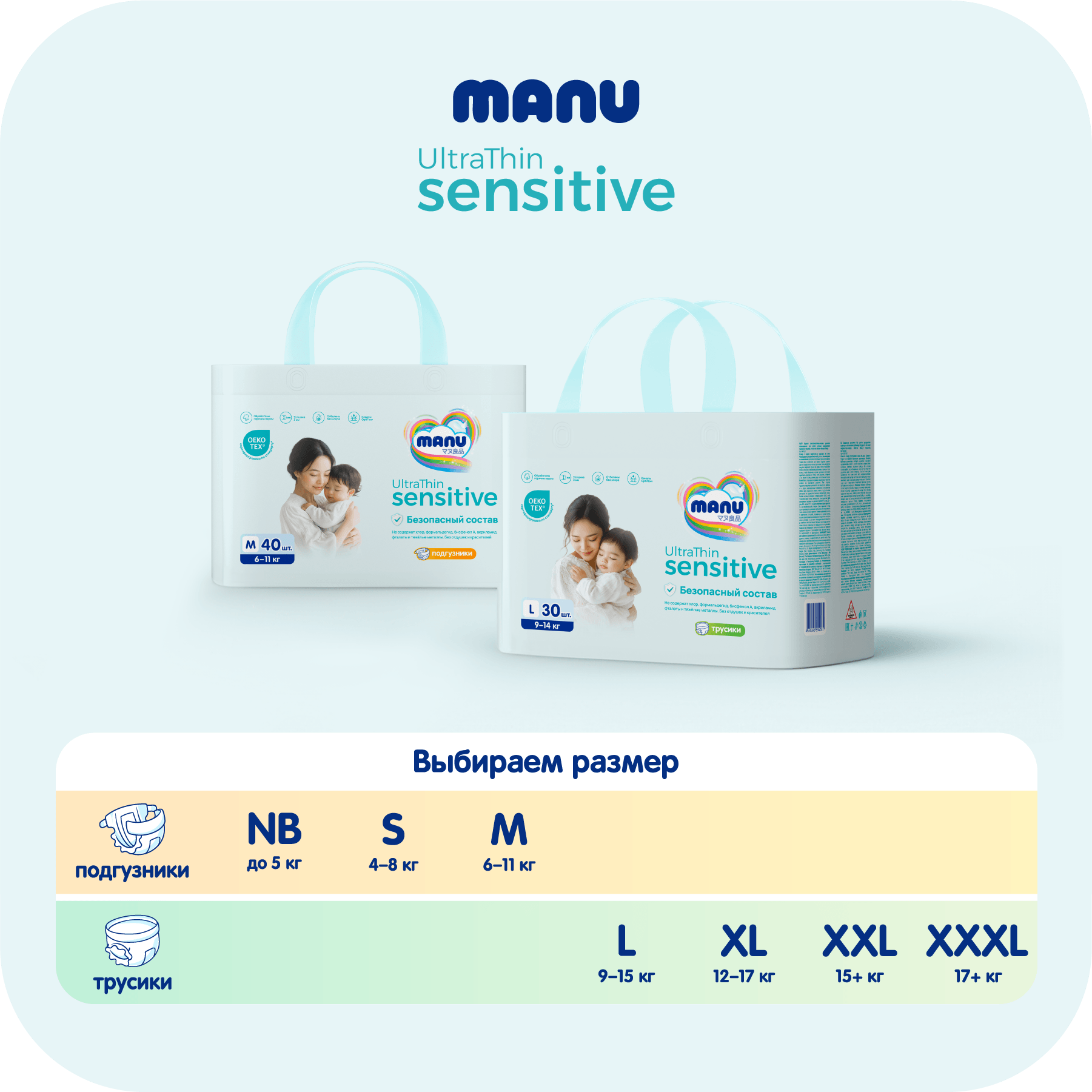 Трусики MANU Sensitive XXL (15+) 30 шт. - фото 10