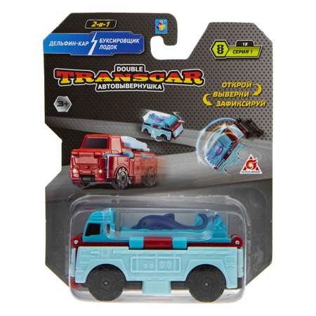 Автовоз Transcar Double Автовывернушка красный