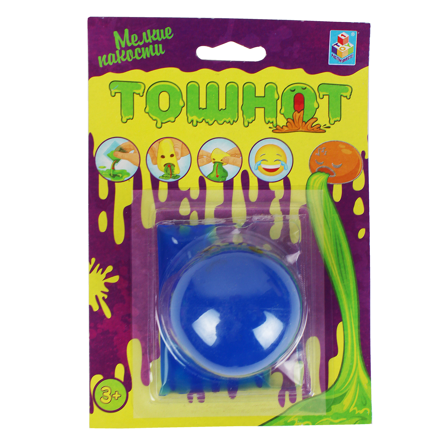 Игрушка-антистресс 1TOY лизун в ассортименте - фото 4