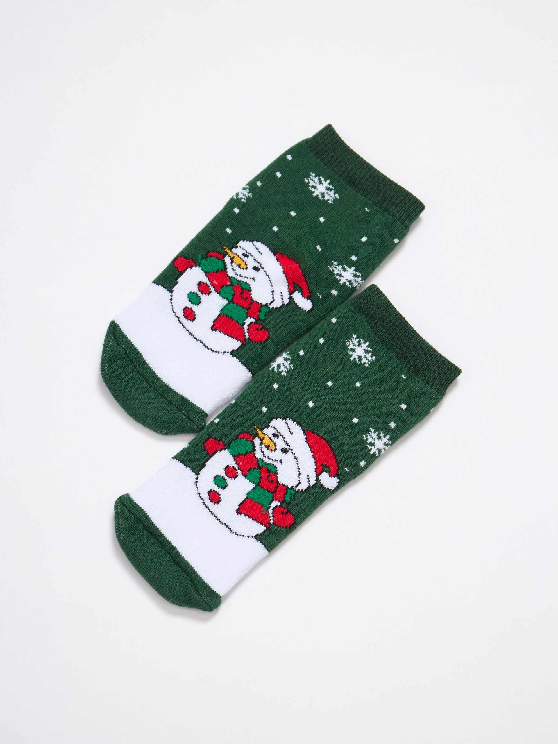 Носки ALEX YVN BT-1977-1-снег.зелен. - фото 3