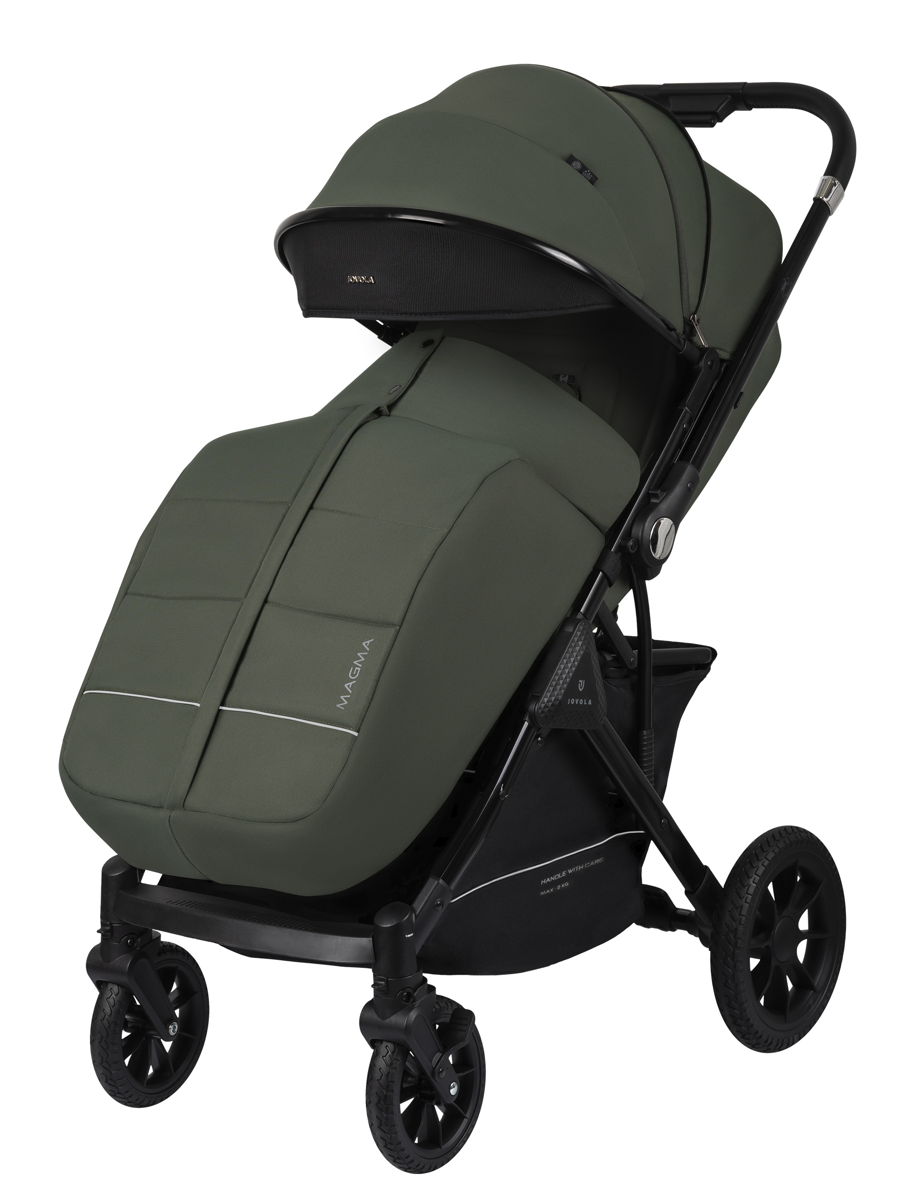 Коляска прогулочная JOVOLA Magma Plus зеленый - фото 15