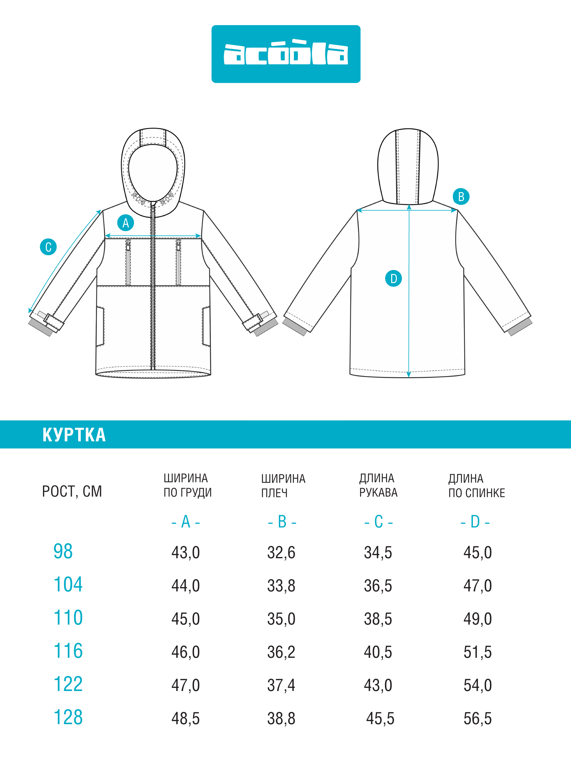 Куртка Acoola 20120130266_0066455 - фото 18