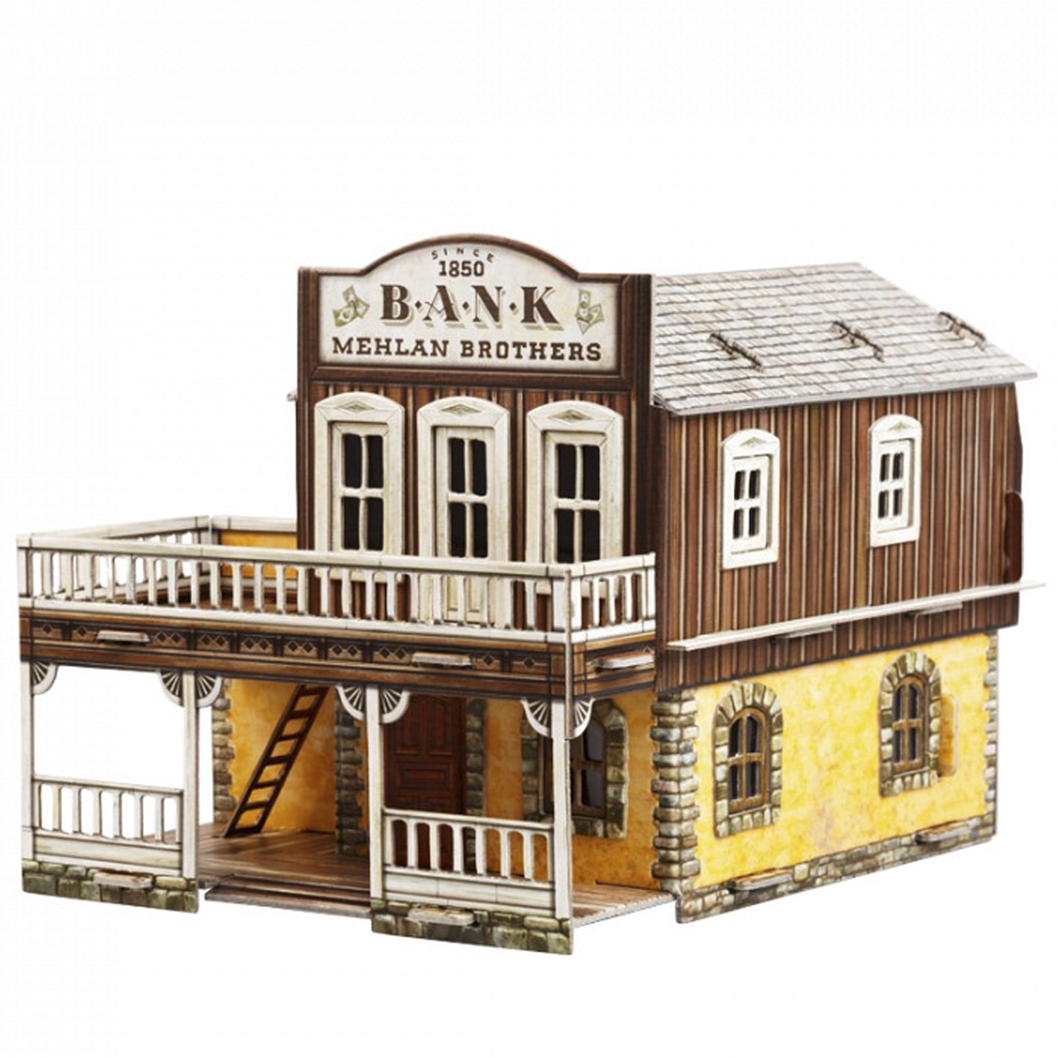 Игрушка из картона Умная бумага Дикий запад Банк 469 469 - фото 1