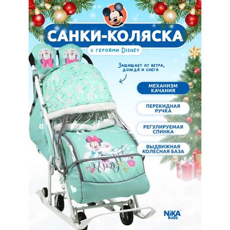 Санки-коляска NiKA kids Мятный
