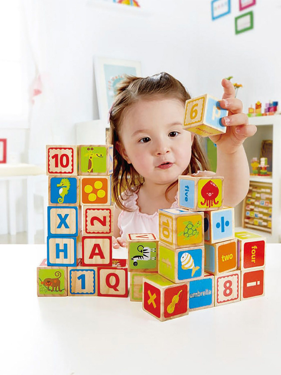 Игрушка Hape кубики ABC - фото 2