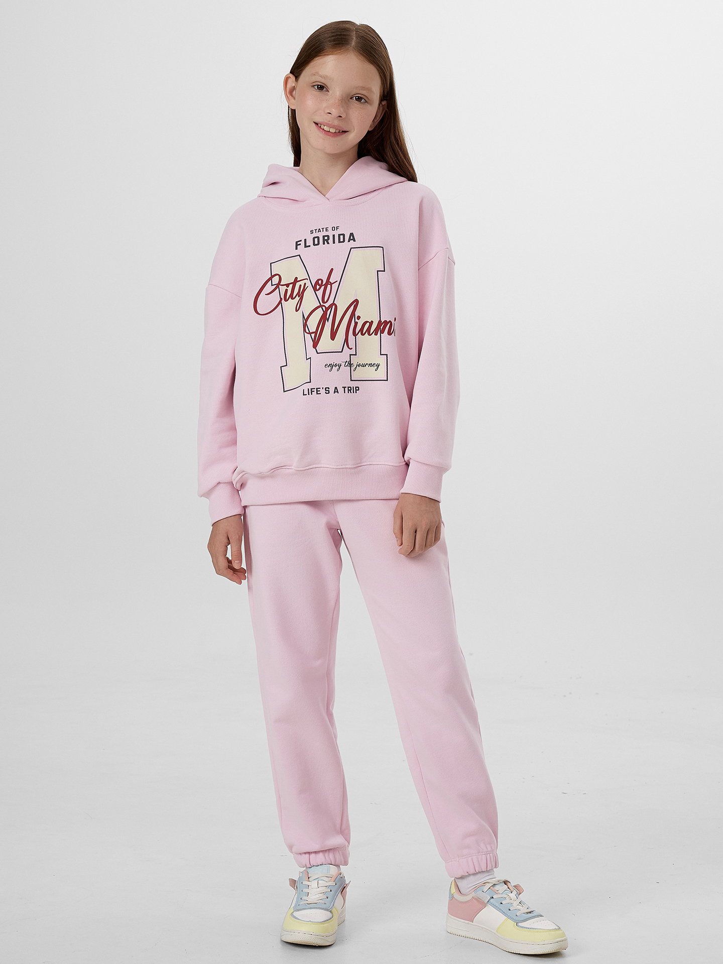Костюм Mark Formelle (Марк Формэль) 397743/розовый +печать1 - фото 1
