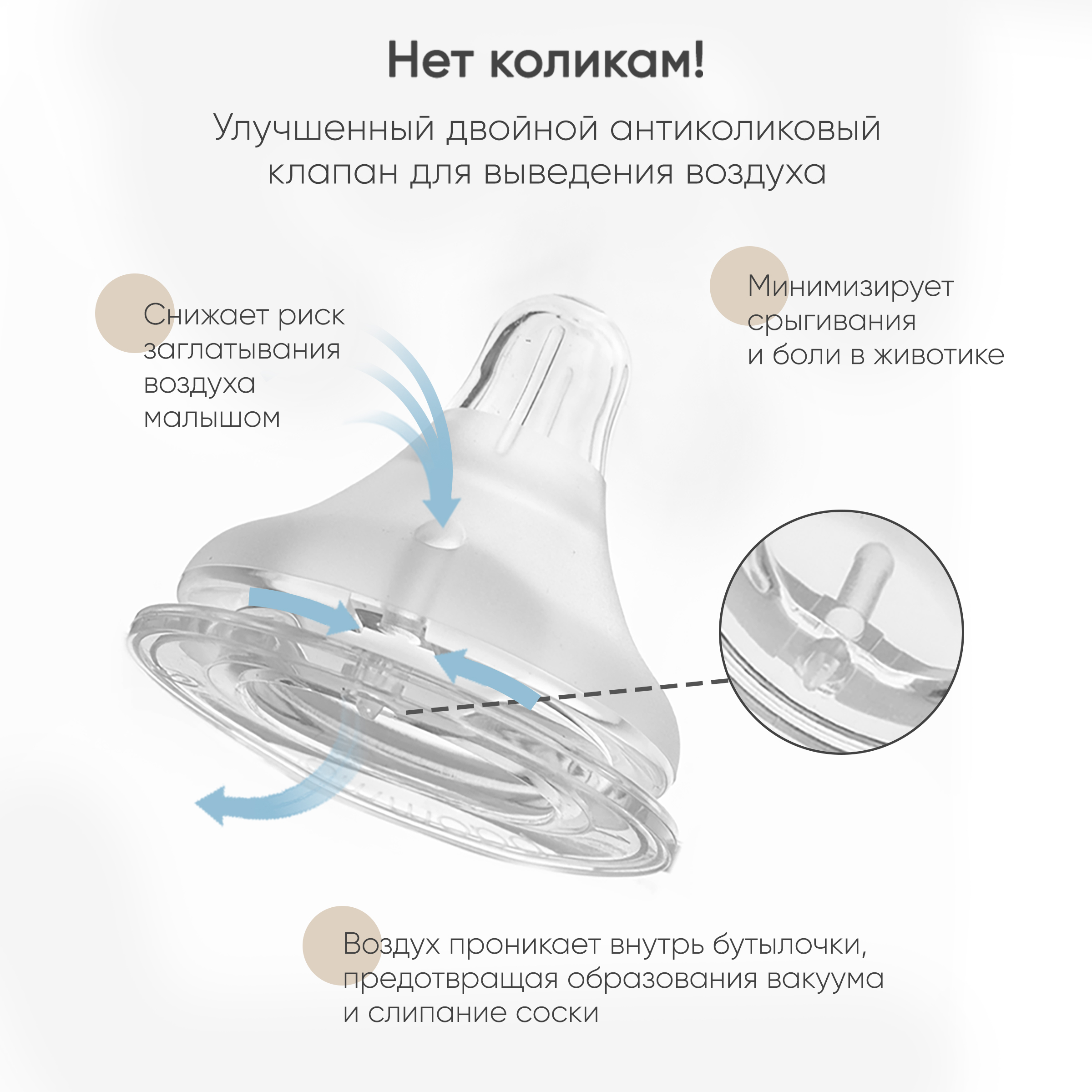 Бутылочка Paomma Anti-Colic 240 мл - фото 3