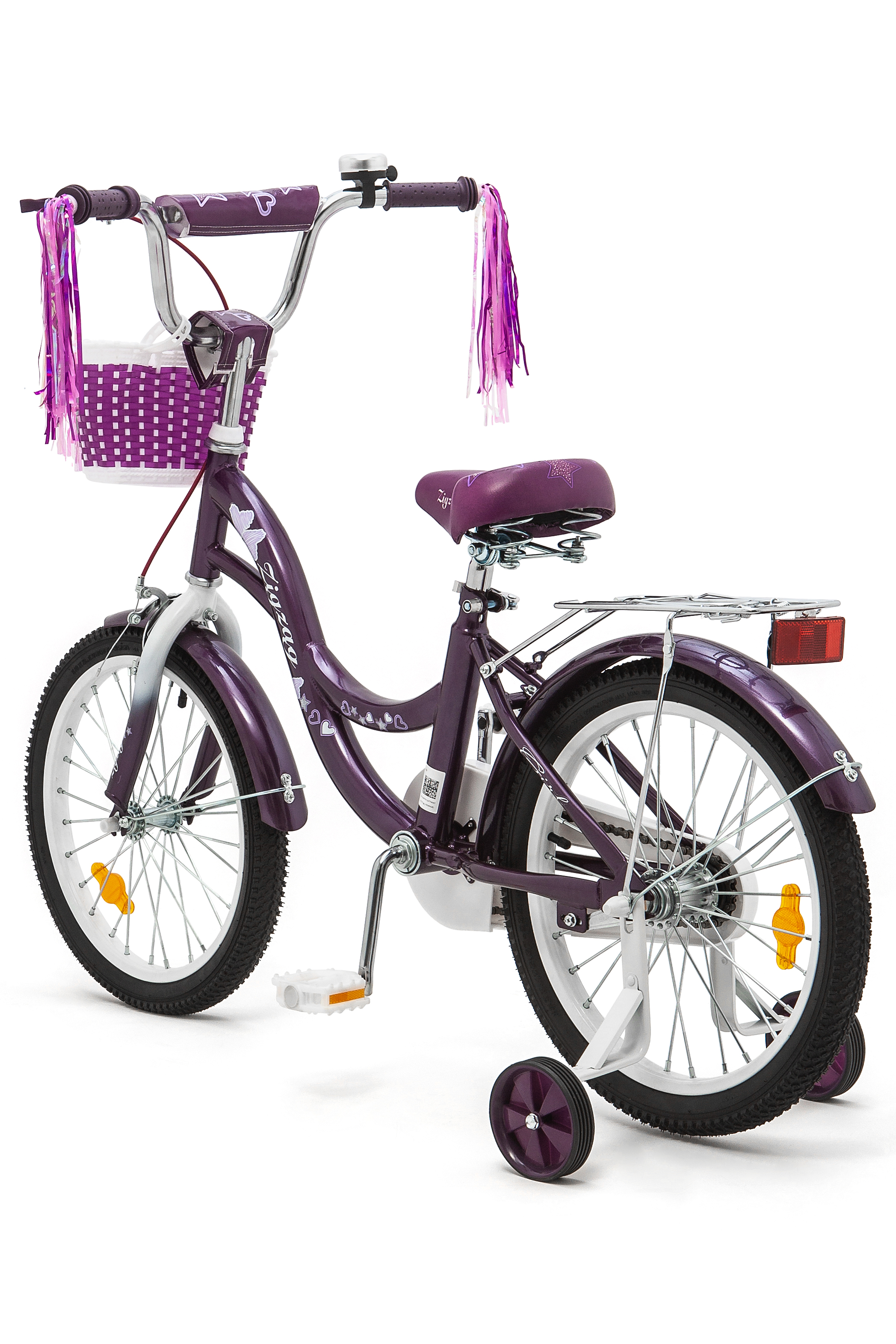 Двухколесный велосипед ZigZag 18 дюймов - фото 12