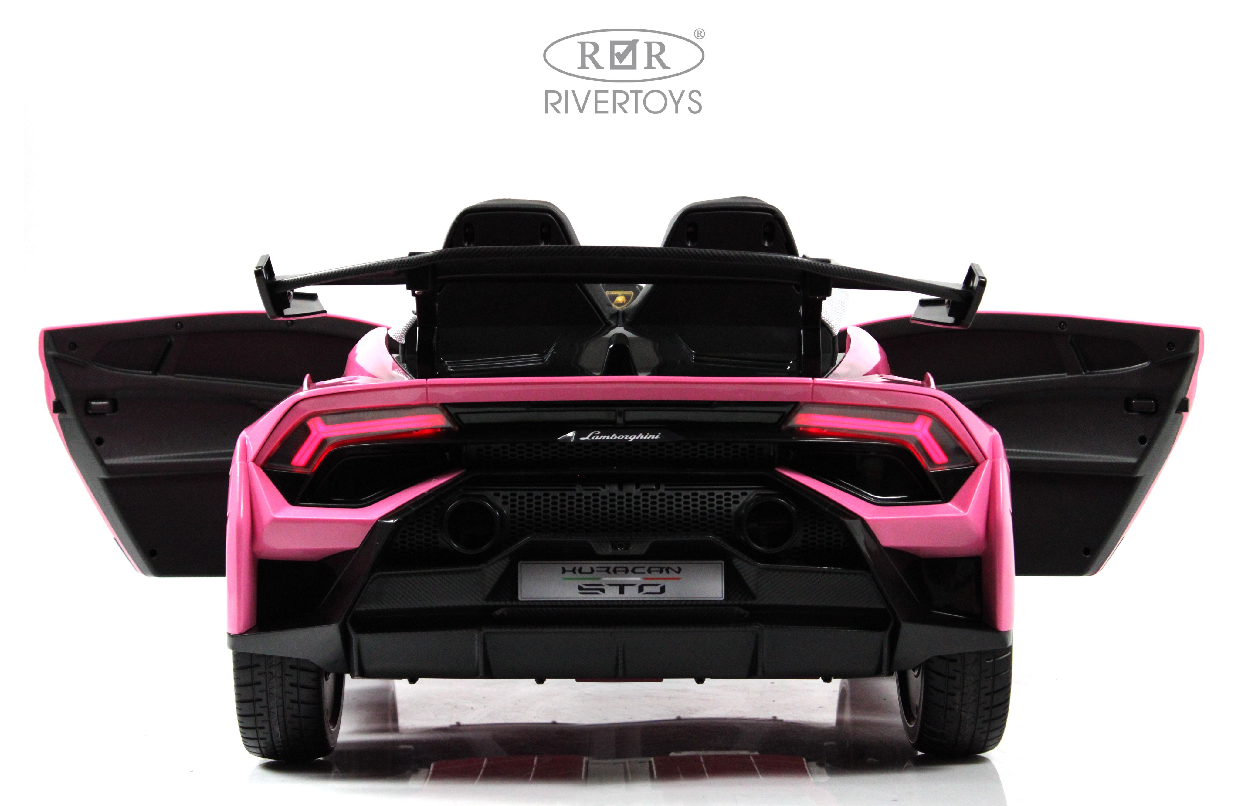 Электромобиль RIVERTOYS Lamborghini E888EE-PINK С пультом ДУ - фото 22