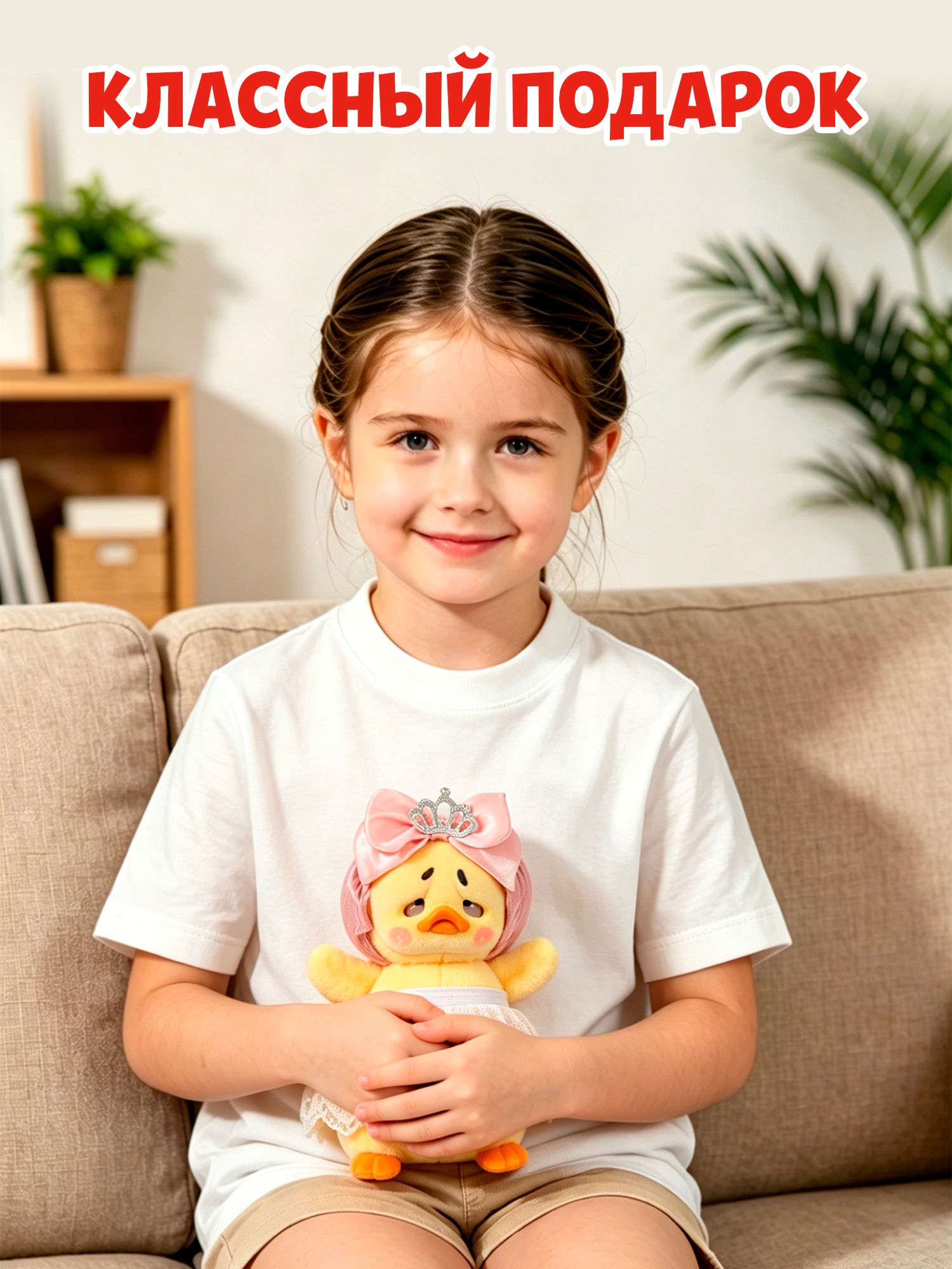Мягкая игрушка Upset Duck Act Cute Duck - фото 9