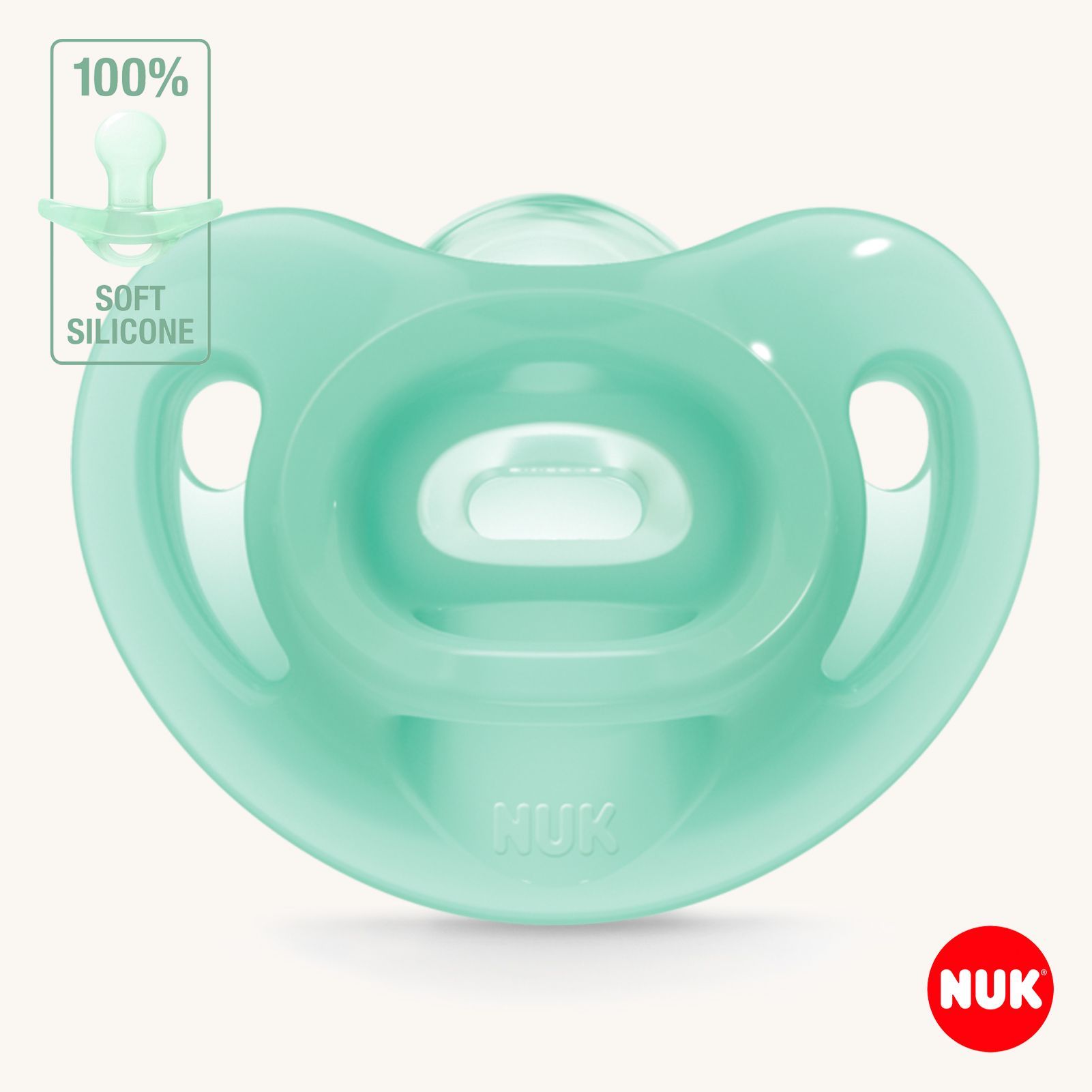 Пустышка Nuk силикон ортодонтическая от 6 мес. 1 шт. - фото 2