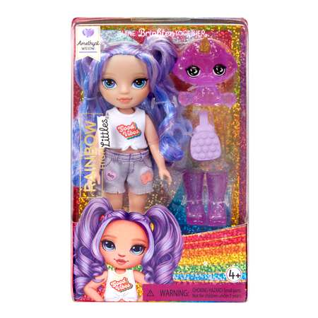 Кукла модельная Rainbow High Littles Аметист высота 15 см