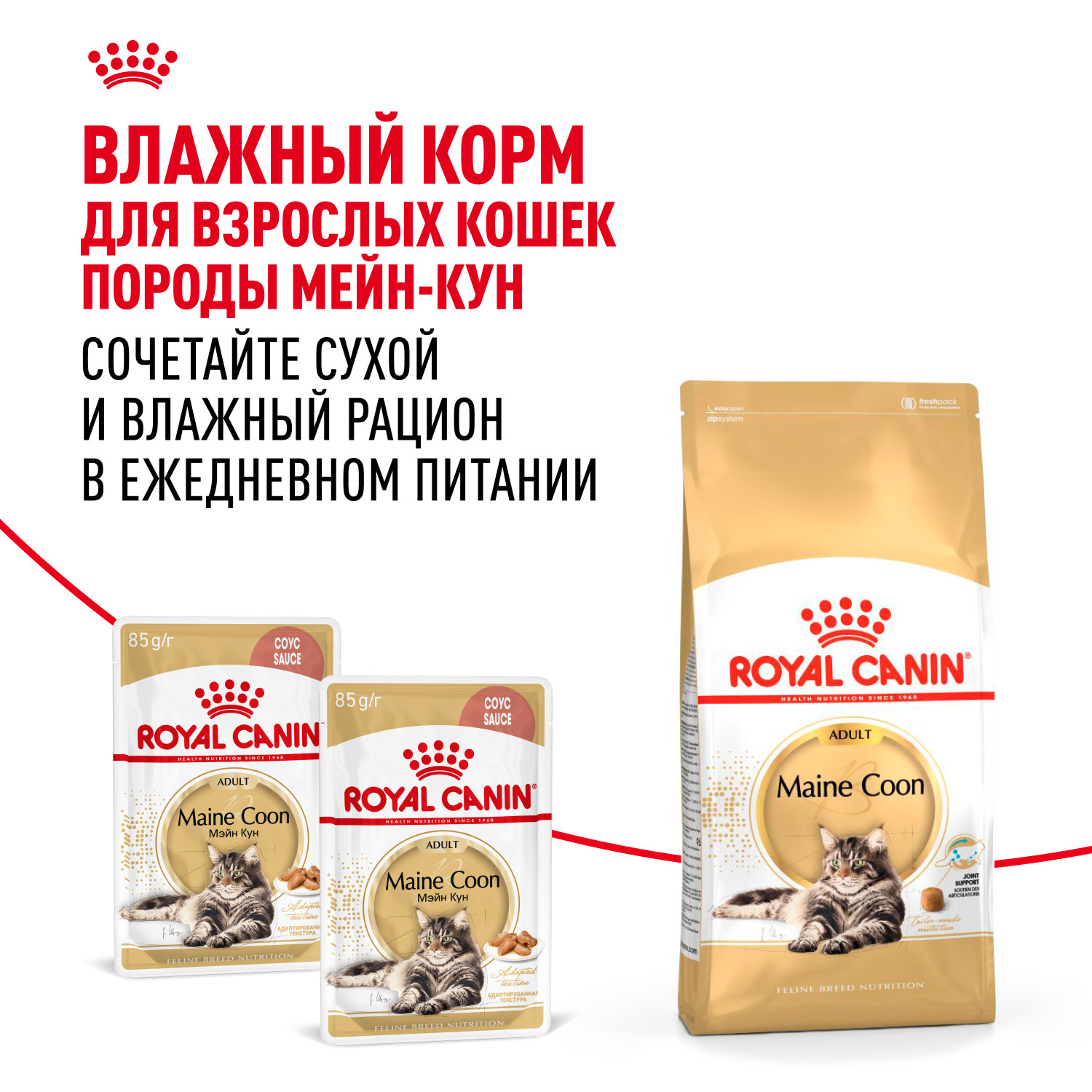 Корм сухой для кошек ROYAL CANIN Maine Coon 2кг породы мейн-кун - фото 8