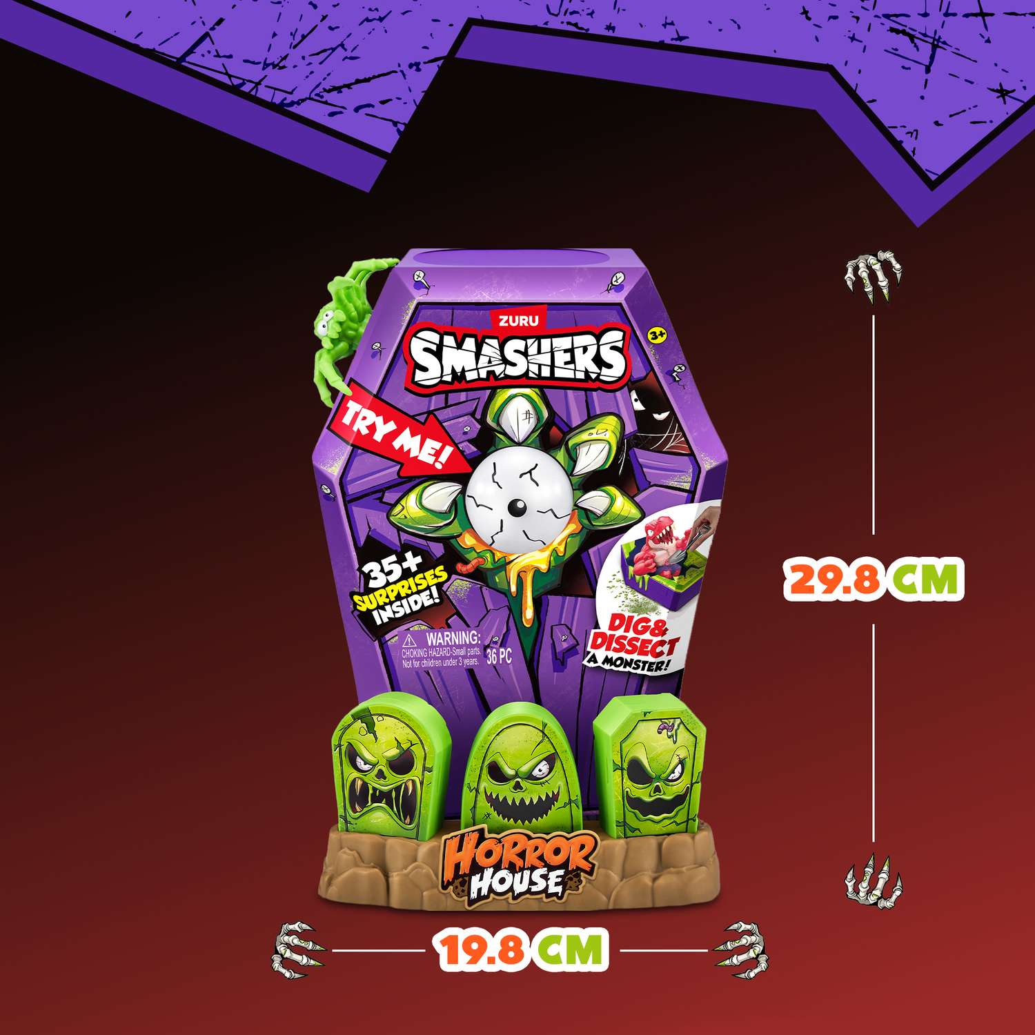 Фигурка Zuru Smashers Horror House - фото 3