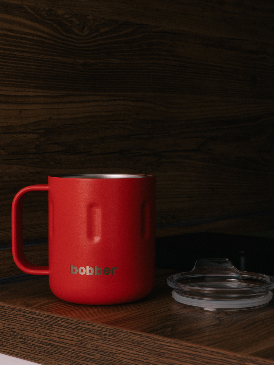 Термокружка 300 мл для напитков Mug Bobber красный - фото 7