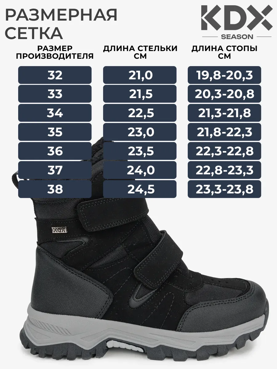 Ботинки KDX HAO-23 black - фото 7