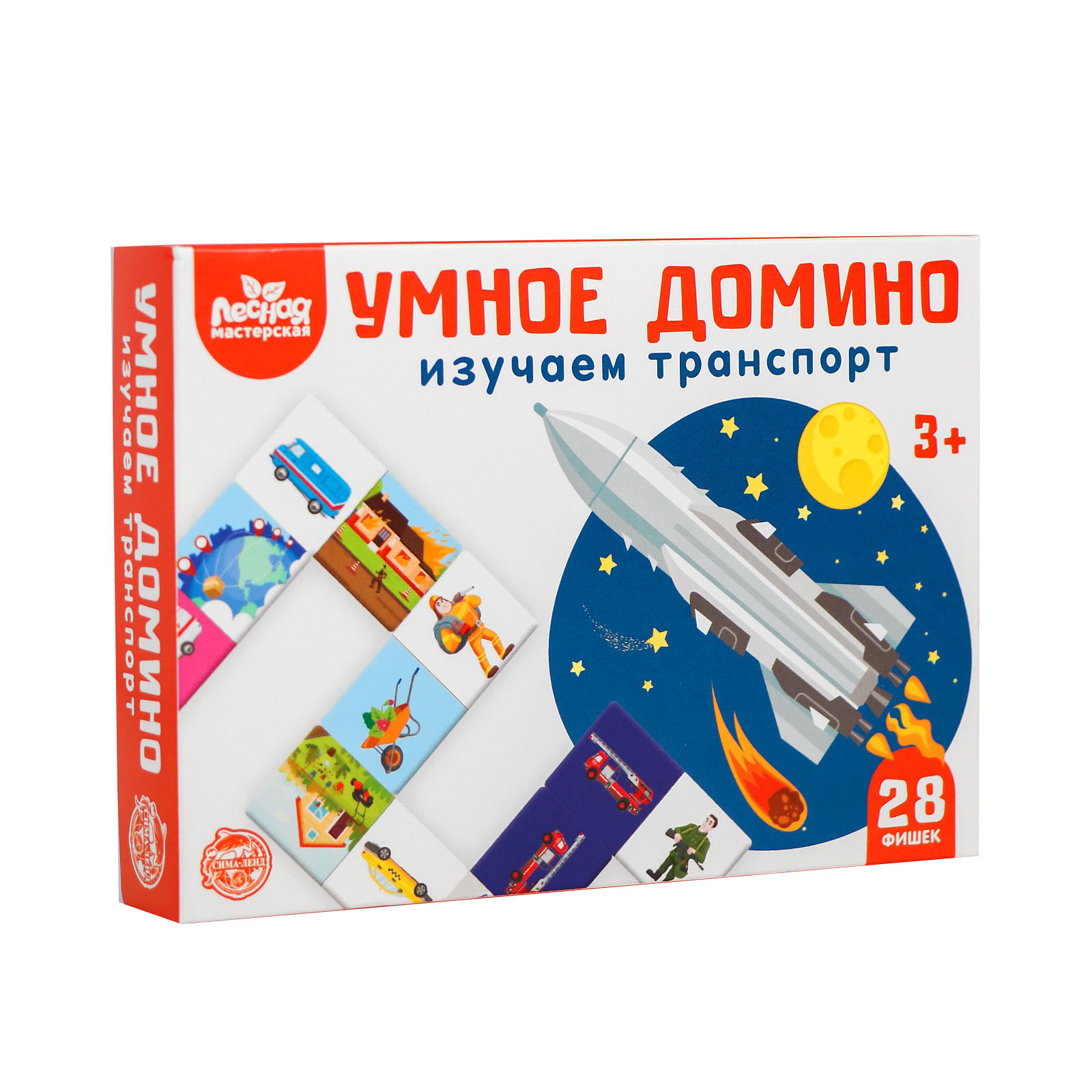 Настольная игра Лесная мастерская Домино - фото 1