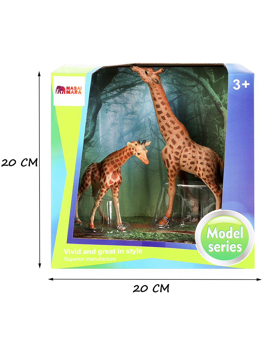 Игровой набор Masai Mara Семья жирафов - фото 7