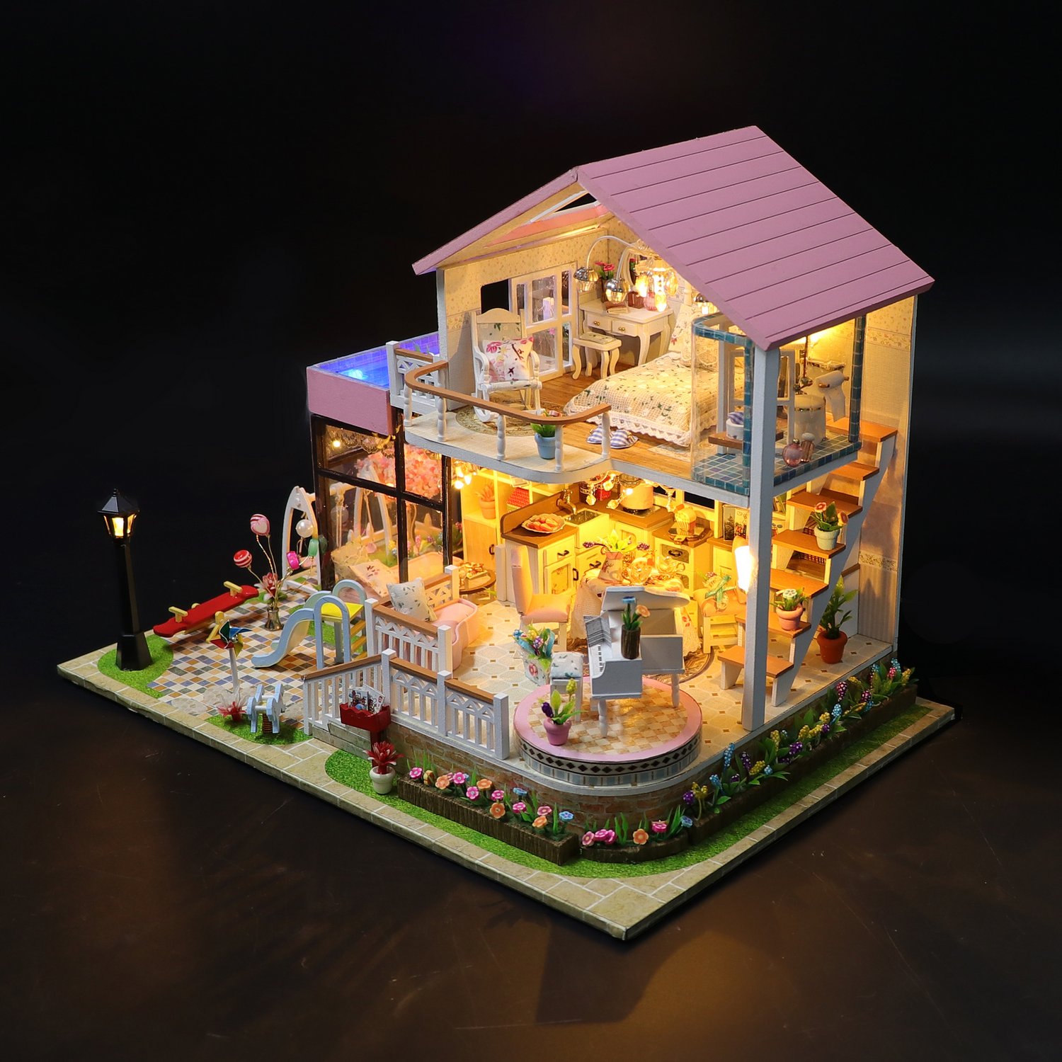 Интерьерный конструктор HitToy Румбокс Домик мечты с куполом 13846 - фото 4